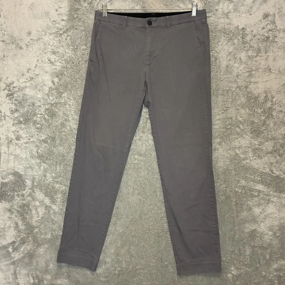 Bonobos Men Slim Lightweight Stretch Chino Pants 33x32 Tech Smart Casual Minimal